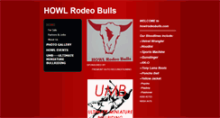 Desktop Screenshot of howlrodeobulls.com